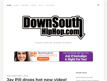 Tablet Screenshot of downsouthhiphop.com